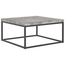 Kavos staliukas VLX, pilka sp., 75 cm x 75 cm x 38 cm