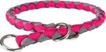 Ошейник для собак Trixie Cavo, серый цв./фуксия (magenta) цв., 390 - 450 мм x 12 мм, M