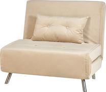 Sofa-lova Beliani Farris, smėlio sp., 87 x 100 cm x 89 cm