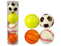 Kamuoliukų rinkinys vaikiškas Lean Toys Sport, 6 cm, 4 vnt.