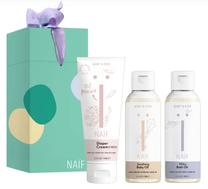 Kūno priežiūros rinkinys Naif Newborn Essentials Set for baby & kids, 275 ml, 3 vnt.