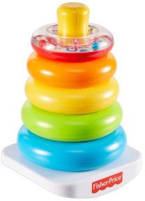 Развивающая игра Mattel Fisher Price Rock A Stack GKD51, желтый цв.