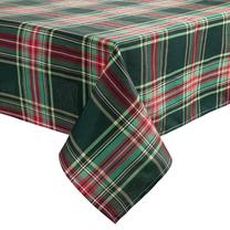 Kalėdinė staltiesė stačiakampė Aurora, raudona/žalia, 145 x 260 cm