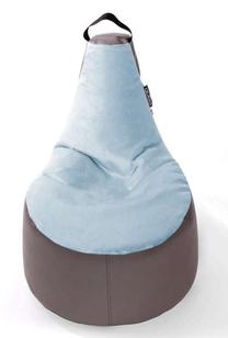 Sėdmaišis Fusion Velvet Fit, mėlyna sp.