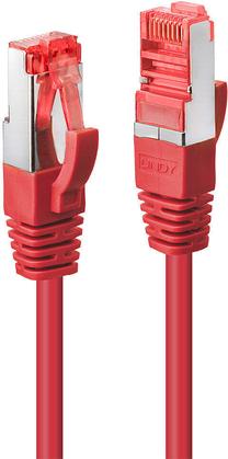 Сетевой кабель Lindy Cat.6 S/FTP 27AWG RJ-45, RJ-45, 3 м, красный цв.