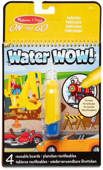 Набор для рисования Melissa & Doug Water Wow Vehicles, желтый цв.