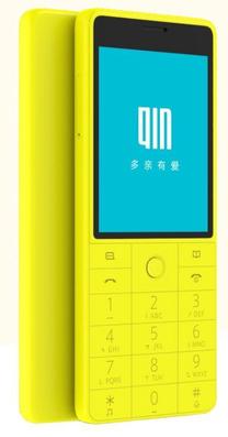 Telefons ar pogām Xiaomi QIN 1S, 512 MB, dzeltens krās.
