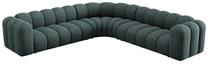 Modulinė sofa Micadoni Lupine Haga78, petrol sp., 309 x 309 cm x 70 cm