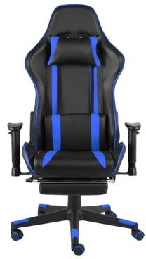 Spēļu krēsls VLX Gaming Chair, zila krās./melna krās.