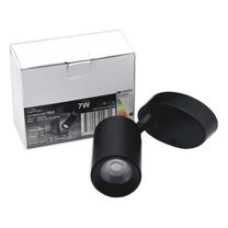 Šviestuvas lubų Tope Tela, LED, 4000 °K, 1 x 7 W, juoda sp. / juoda sp.