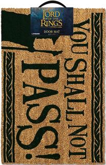 Kilimas Pyramid International The Lord Of The Rings - You Shall Not Pass - Doormat, ruda sp.
