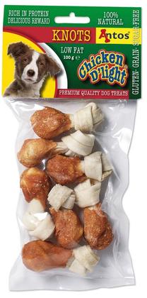 Skanėstas šunims Antos Chicken D’light Knots, vištiena, 0.1 kg, 7 vnt.