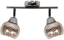 Valgusti lagi Candellux Fort 92-62819, E14, 2 x 10 W, läbipaistev v./hõbe v. / hõbe v.
