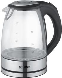 Elektrinis virdulys Brock WK 2102 BK, 1.7 l, skaidri sp.
