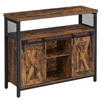 Spintelė Songmics Vasagle Cobado, ruda sp./juoda sp., 100 cm x 33 cm x 80 cm