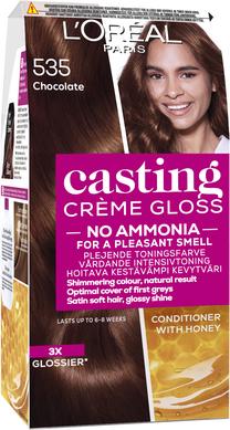 Matu krāsa L’Oréal Paris Casting Creme Gloss, šokolādes krās., 535, 180 ml