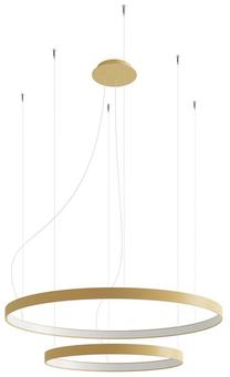 Valgusti rippuv Thoro Lighting Rio 2 55/78 TH.268, LED, 4000 °K, 1 x 80 W, kuldne v. / kuldne v.
