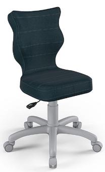 Laste töötool Petit MT24 Size 3, 33 x 30 x 71.5 - 77.5 cm, hall v./sügavsinine v.