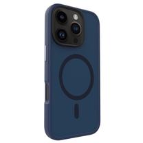 Telefono dėklas Evelatus Silicone Case with MagSafe, tamsiai mėlyna sp., Apple