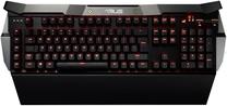 Laidinė žaidimų klaviatūra Asus GK2000 Cherry MX Red, EN, juoda sp.