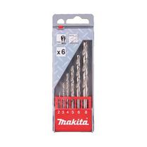 Grąžtų komplektas Makita Metal Drill Bit, metalas, hss-g, tiesus, 8 mm x 11.7 cm