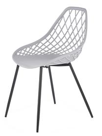 Valgomojo kėdė, pilka, 48 cm x 52 cm x 83 cm