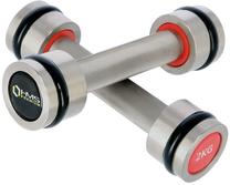 Svaru komplekts HMS Chrome Dumbbells, 2 x 2 kg