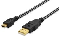 Laidas Ednet USB Type A Male, USB 2.0 A male, 1 m, juoda sp.