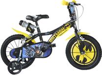 Vaikiškas dviratis Dino Bikes Batman 616-BT, mėlyna sp./juoda sp./geltona sp., 11", 16"