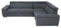 Kampinė sofa Loft 2F.RECBK, mėlyna sp., dešininė, 270 x 201 cm x 78 cm