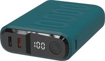 Lādētājs-akumulators (Power bank) Realpower PB-10000C, 10000 mAh, zaļa krās.