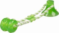 Žaislas šuniui, tąsymui Duvo Tug N Chew, 40 cm, žalia sp.
