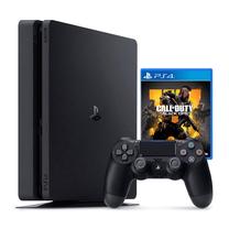 Žaidimų konsolė Sony PlayStation 4 Slim, HDMI / Ethernet LAN (RJ-45) / 3.5 mm (AUX) / Bluetooth / Wi-Fi / Optical S/PDIF / 18-pin USB header, 1 TB
