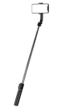 Pašbildes nūja ar statīvu Devia Bluetooth C10, melna krās.