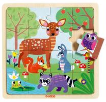 Medinė dėlionė Djeco Forest DJ01812