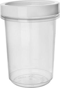 Konteiners pārtikai Orion, 0.5 l, 9 cm x 9 cm, caurspīdīga krās./balta krās.