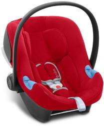 Nešiojama autokėdutė su lopšiu Cybex Aton B i-Size, raudona sp., 0 - 13 kg