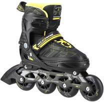 Riedučiai Nils Extreme NA11002, juoda sp./geltona sp., 39-42