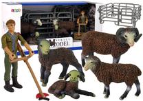 Figūrėlių rinkinys Lean Toys Farm animals 12383, 6 vnt., įvairių spalvų
