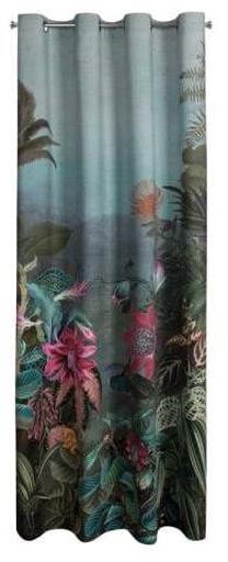Nakts aizkari Aline, tumši zaļa krās., 140 cm x 250 cm
