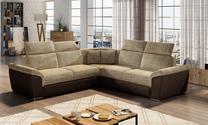 Kampinė sofa Federico Berlin 03, Soft 66, šviesiai ruda sp./tamsiai ruda sp., 268 x 268 cm x 102 cm