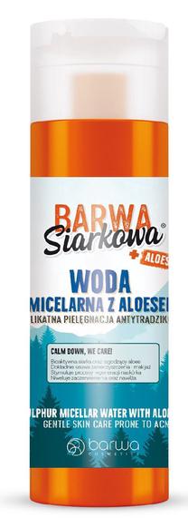 Micelārais ūdens Barwa Sulfur Color + Aloe Vera, 200 ml