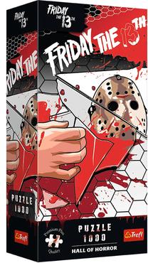 Puzle Trefl Hall of Horror: Friday the 13th, 68 cm x 48 cm, 1000 gab.