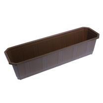 Gėlių vazonas Curver 4314/R017566, plastikinis, 60 cm x 17 cm, Ø 60 cm, ruda sp.