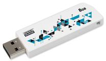 USB atmintinė Goodram CL!CK, balta sp., 8 GB