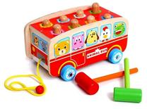 Koka spēle ar āmuru Bus, 15 cm, daudzkrāsaina