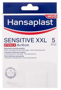 Plāksteris Hansaplast Sensitive XXL Sterile Plaster, 5 gab.