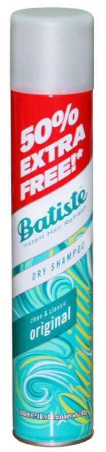 Sausais šampūns Batiste Original, 300 ml