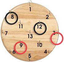 Игра для улицы BS Toys Hook Toss, 30 см x 30 см, черный цв./дерева цв./красный цв.
