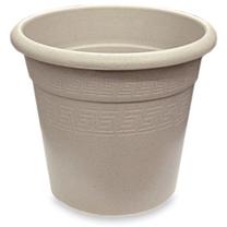Gėlių vazonas Plasticotto TUSCANY D18 WH, plastikinis, Ø 18 cm, smėlio sp.